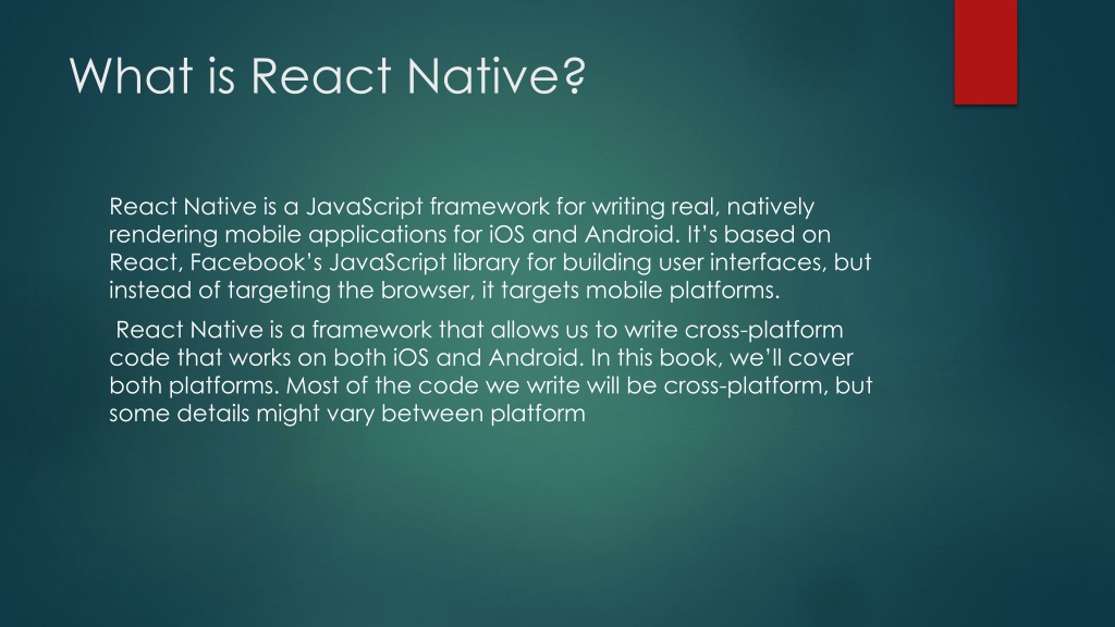 react native presentation ppt