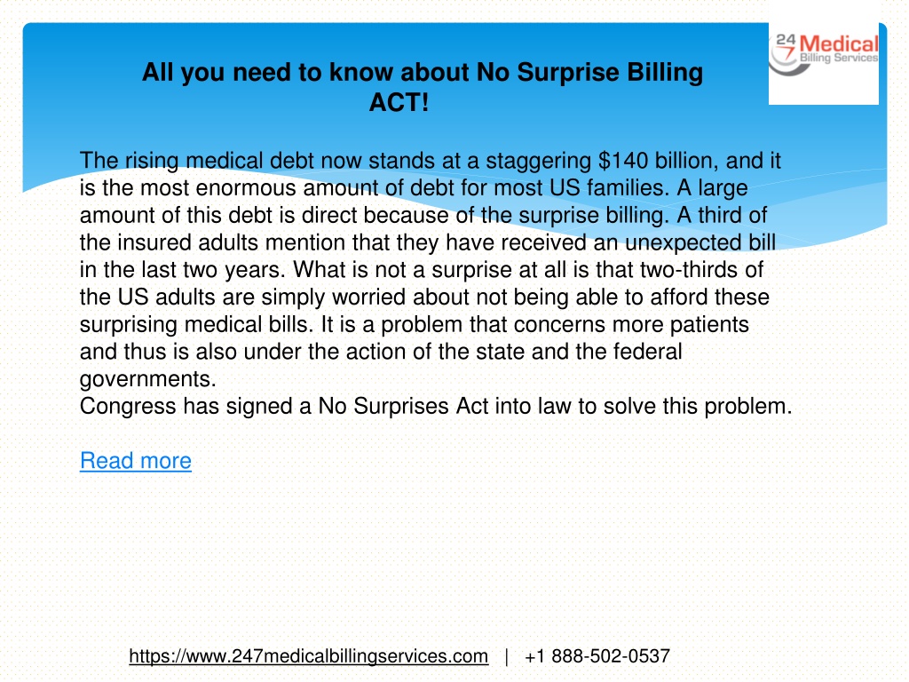 PPT - All You Need To Know About No Surprise Billing ACT PowerPoint ...