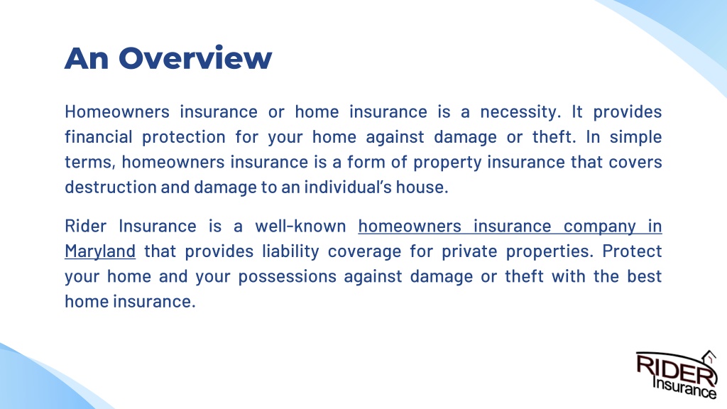 PPT - Everything That You Need To Know About Homeowners Insurance ...