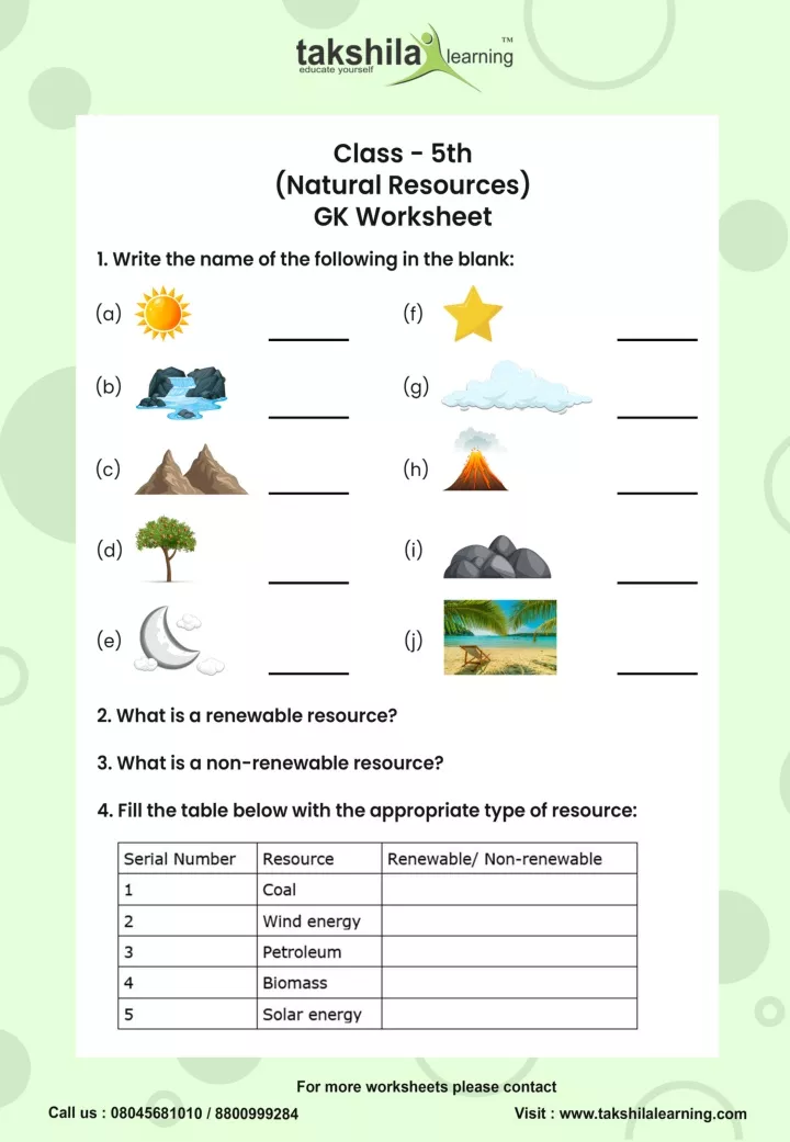 ppt-natural-resources-class-5-worksheet-powerpoint-presentation