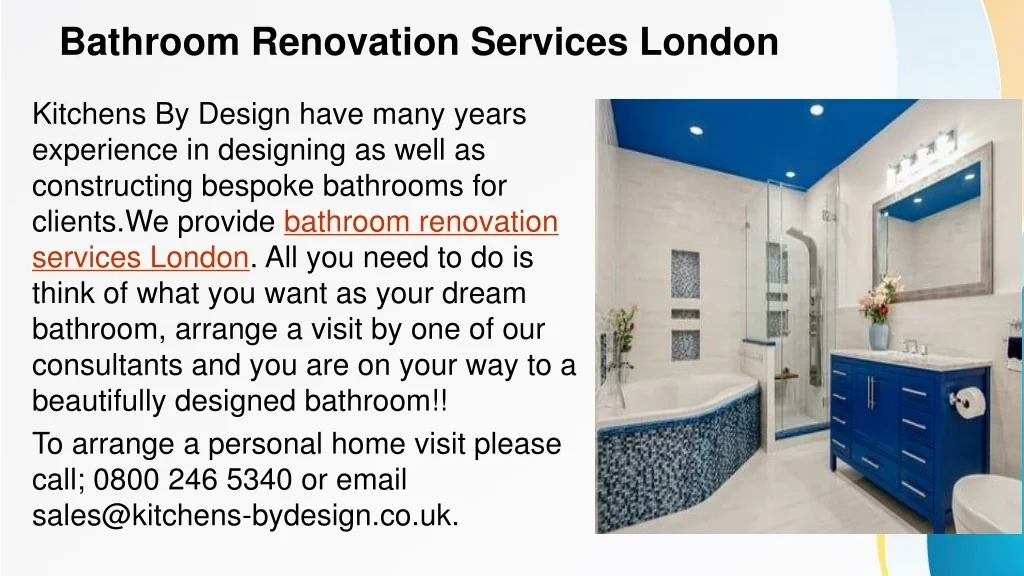 PPT Bathroom Renovations London UK PowerPoint Presentation, free