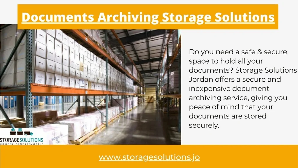 PPT - Outsourcing Warehouses Management Storage Solutions Jordan ...