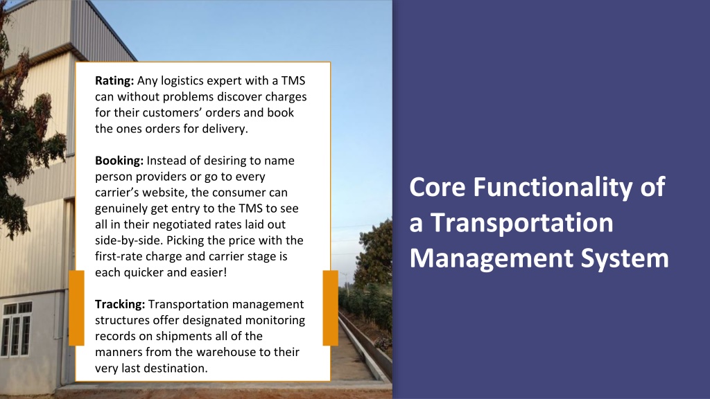 PPT - TRANSPORTATION MANAGEMENT SYSTEM PowerPoint Presentation, Free ...