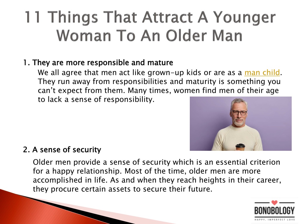 Ppt 11 Things That Attract A Younger Woman To An Older Man Powerpoint