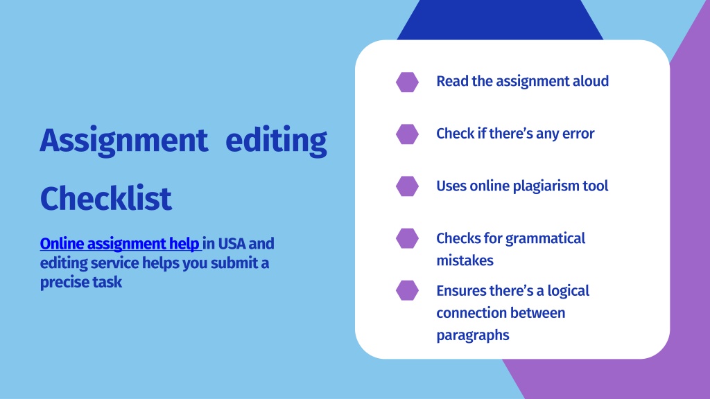 assignment editing for free