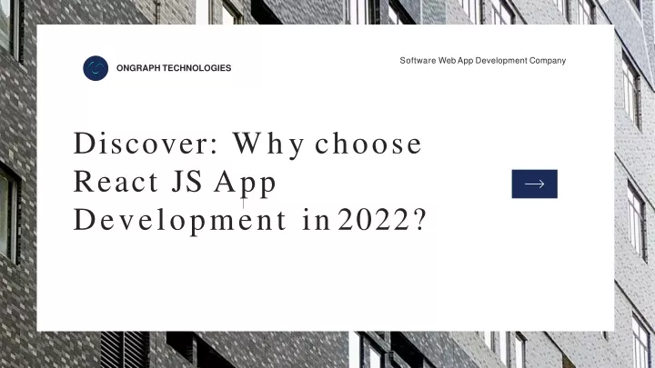 PPT - Discover Why choose React JS App Development in 2022 PowerPoint ...