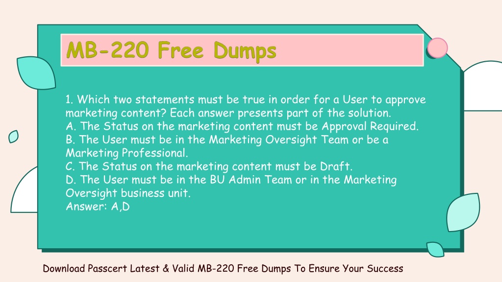 MB-220 Reliable Dumps Free