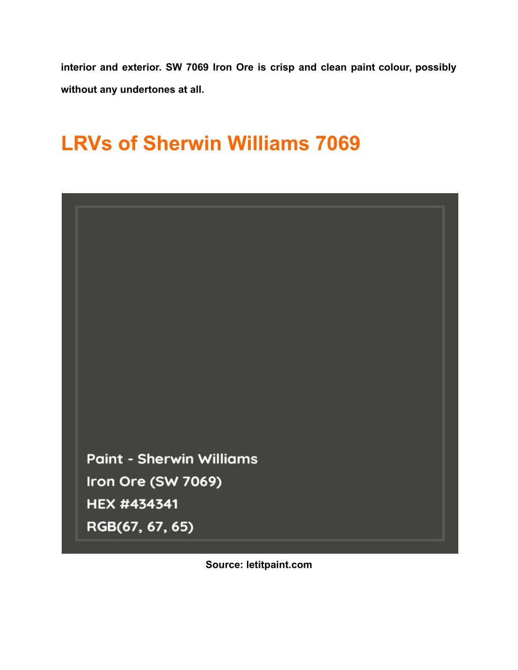 Ppt Find All About Iron Ore Sherwin Williams Powerpoint Presentation Id11067509 1971