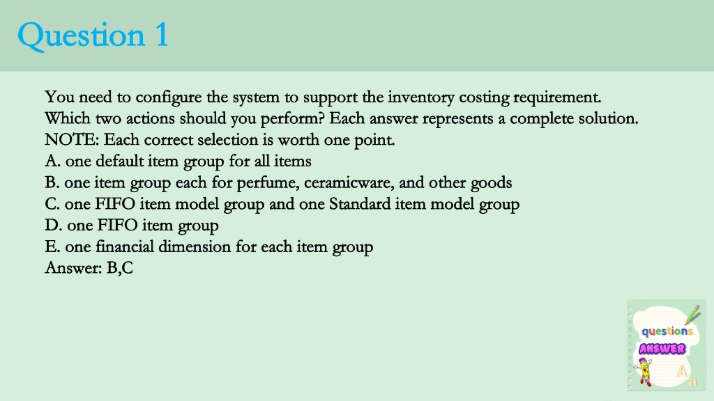 Valid MB-330 Exam Question