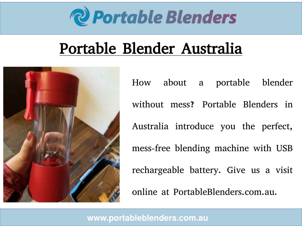 Portable Blender For Shakes And Smoothies Personal Size Single Serve T –  PureSetGo