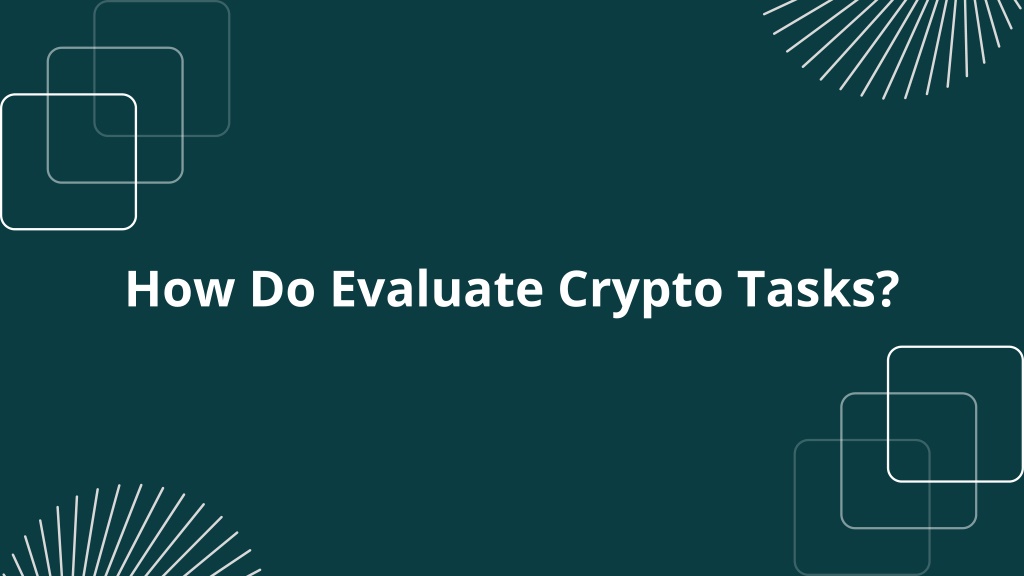 crypto tasks