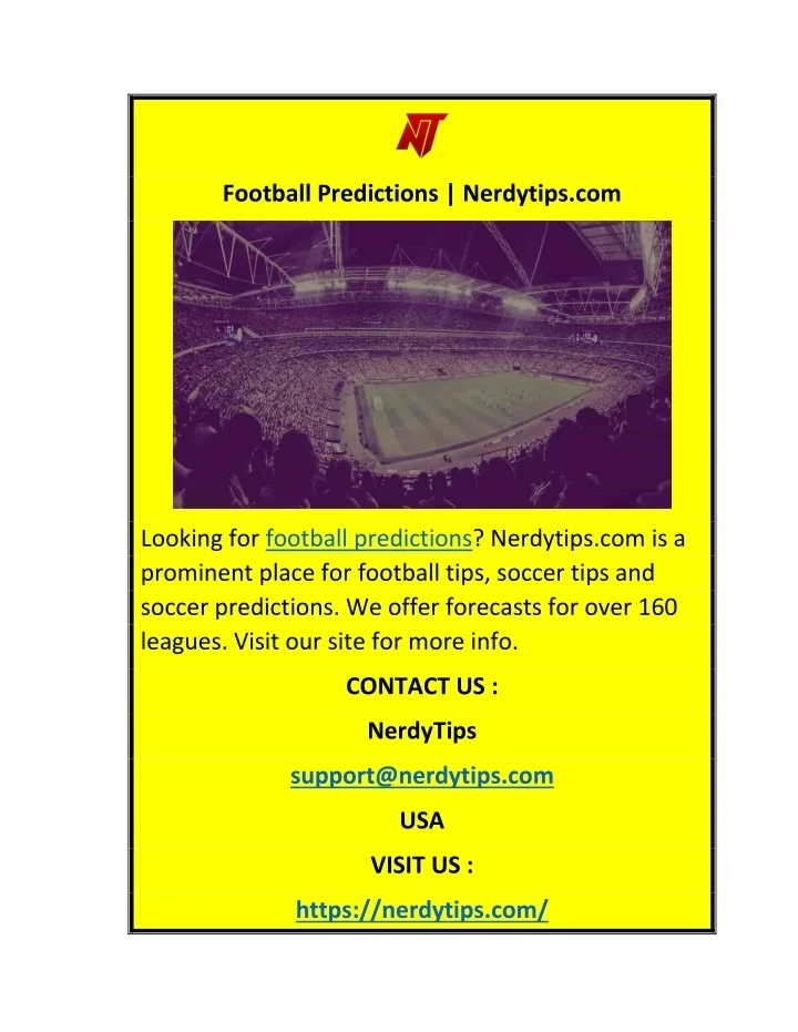 PPT - Football Predictions | Nerdytips.com PowerPoint Presentation ...