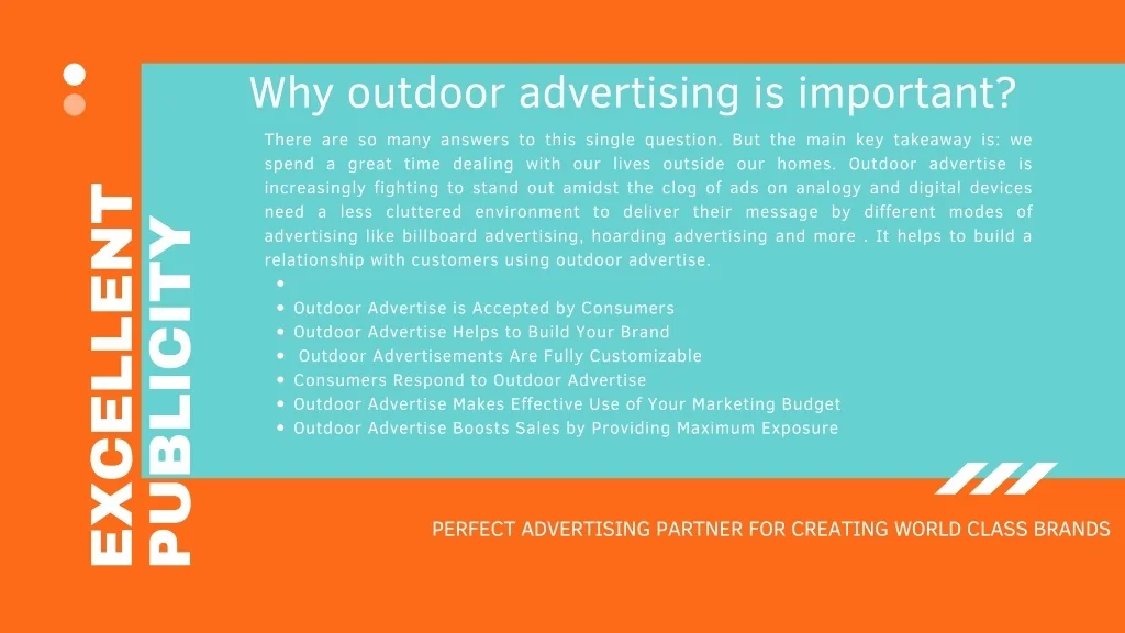 PPT Why you should Consider Outdoor Advertising in India PowerPoint