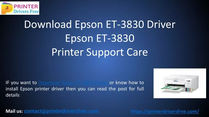 Ppt Download Epson Et 3830 Driver Epson Et 3830 Printer Support Care Powerpoint Presentation 0623