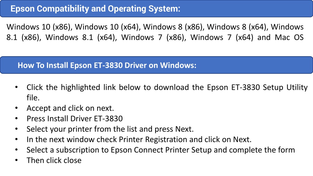 Ppt Download Epson Et 3830 Driver Epson Et 3830 Printer Support Care Powerpoint Presentation 6197