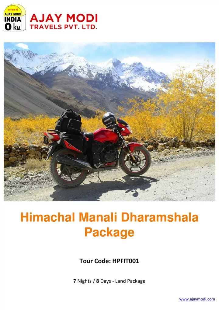 PPT Manali Tour Package Himachal Holiday Trip Ajay Modi Travels