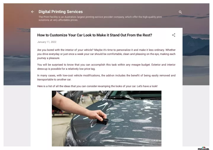 digital printing services n.
