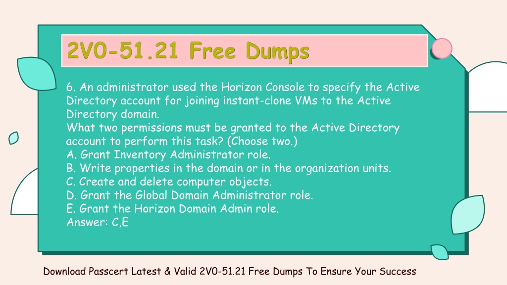 Valid 2V0-51.21 Dumps