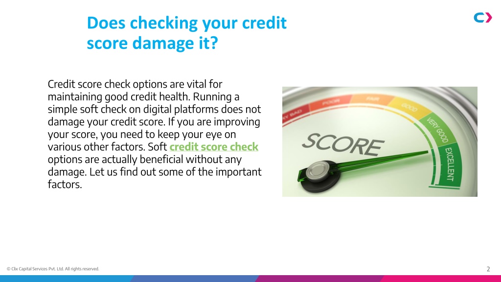 PPT Does checking your credit score lower it PowerPoint Presentation