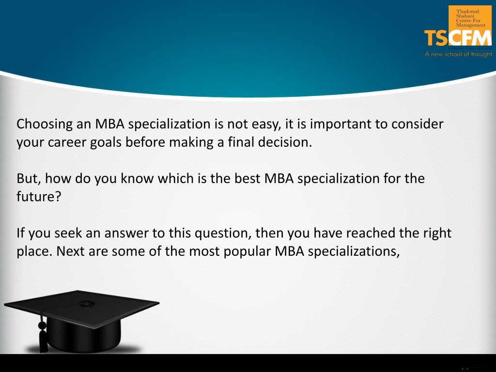 PPT - Most In-demand MBA Specializations And The Scope PowerPoint ...