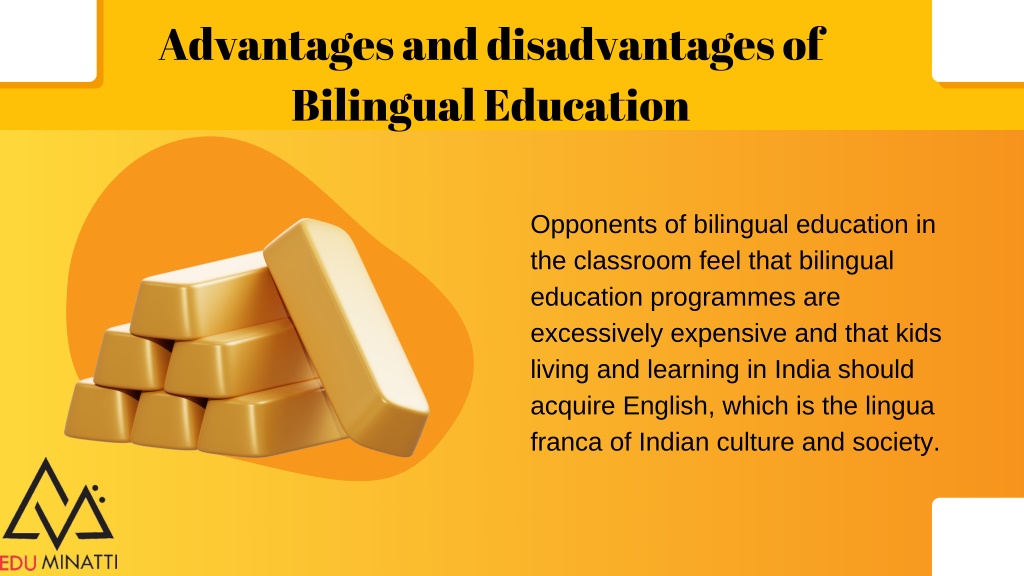 bilingual education advantages and disadvantages essay