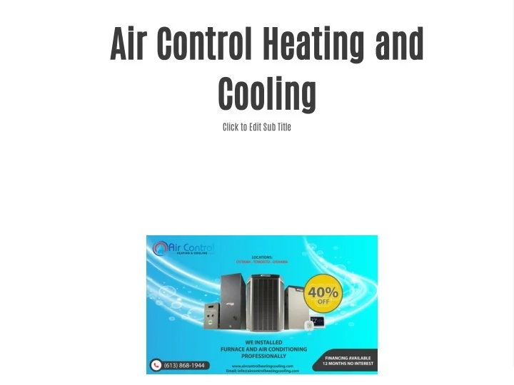 PPT - Air Control Heating and Cooling PowerPoint Presentation, free ...