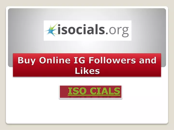 Buy Online IG Followers and Likes
