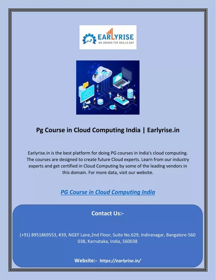 ppt-pg-course-in-cloud-computing-india-earlyrise-in-powerpoint