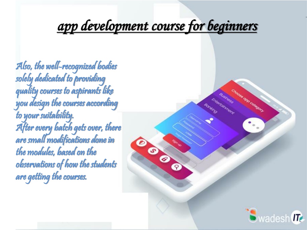 App Development Course For Beginners Free