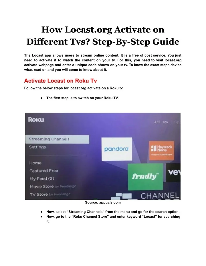PPT How Locast Activate On Different Tvs Step By Step Guide 