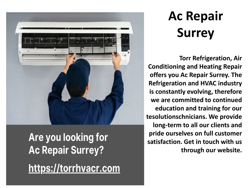 PPT Air Conditioning Installation Langley Torr Refrigeration, Air