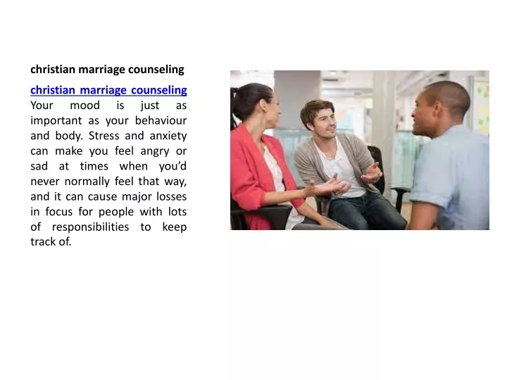 Ppt Christian Marriage Counseling Powerpoint Presentation Free Download Id11092403 8957