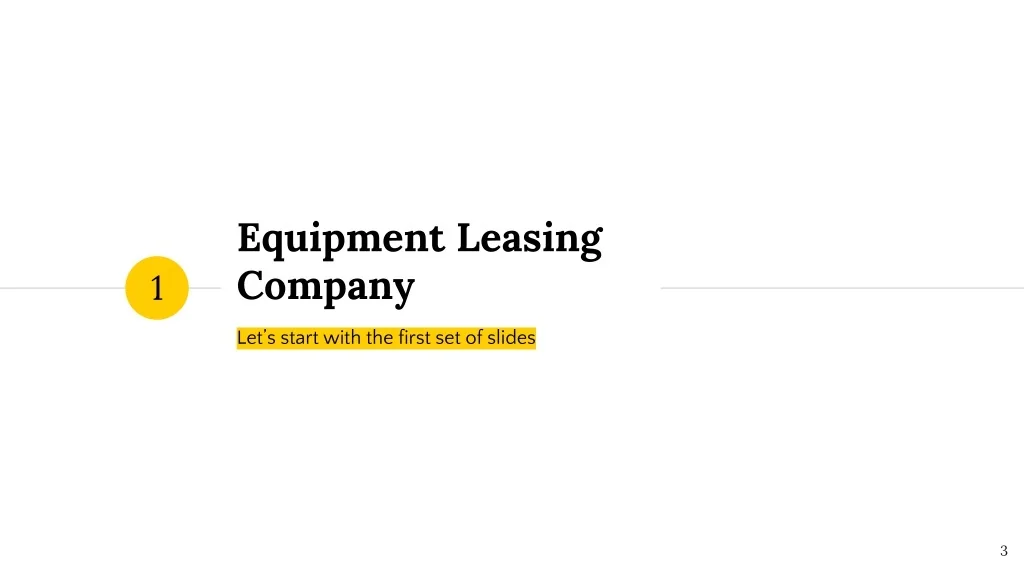 PPT How To Choose An Equipment Leasing Company PowerPoint