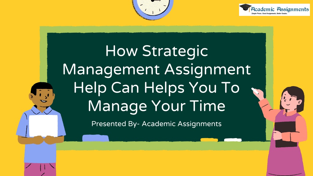 strategic management assignment ppt