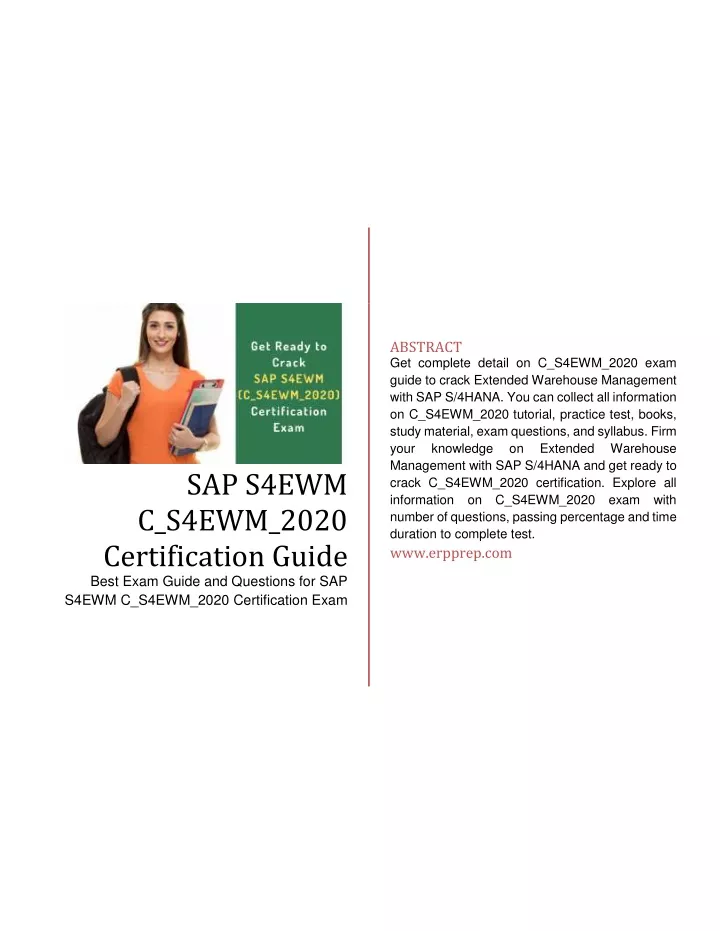 C_S4EWM_2020 Exam Pass4sure