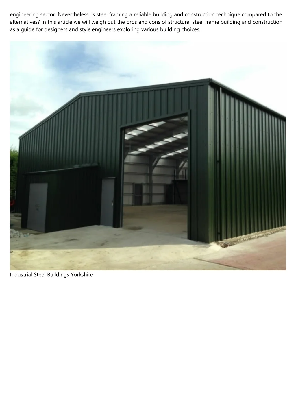 PPT How Much Should You Be Spending on Steel Building Construction