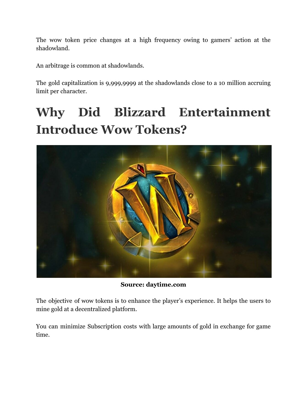 PPT The Wow Token Price_ a Name in the Game PowerPoint Presentation, free download ID11096050