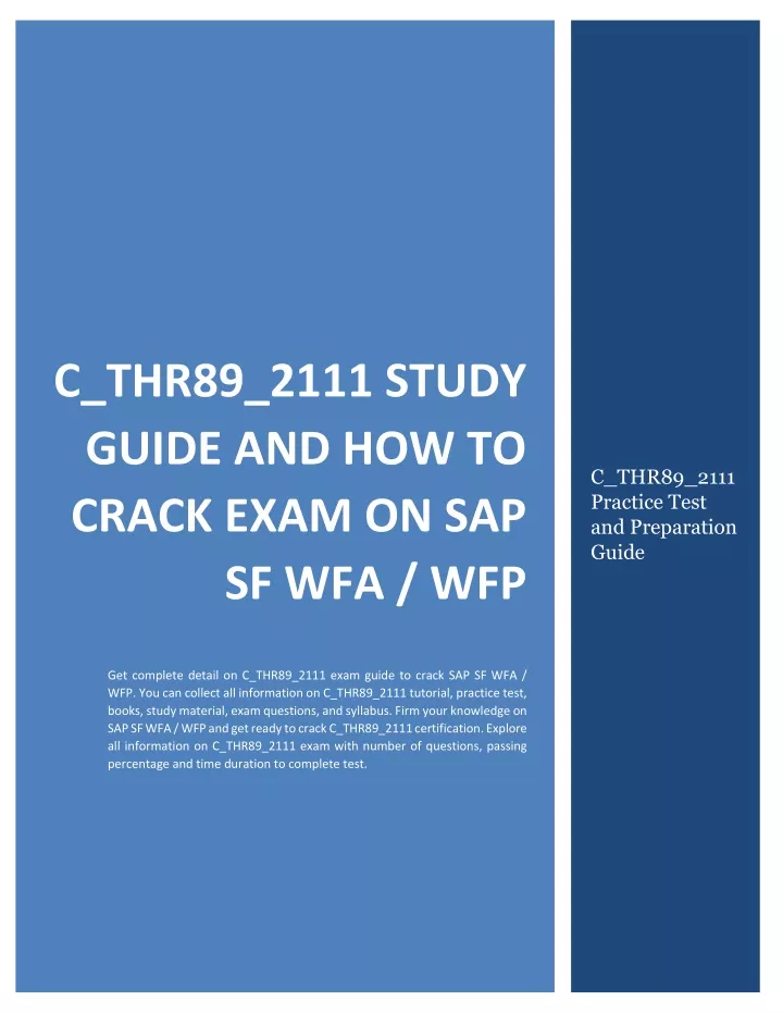 C_THR81_2111 Examengine