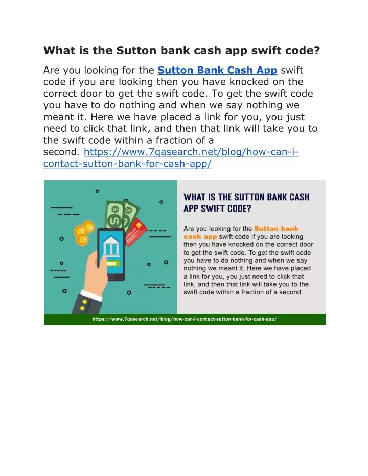 Sutton Bank Username And Password For Cash App