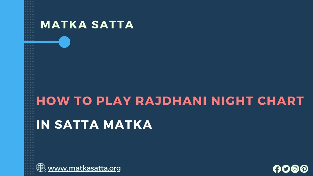 PPT - How to play Rajdhani Night chart in Satta Matka Game PowerPoint ...