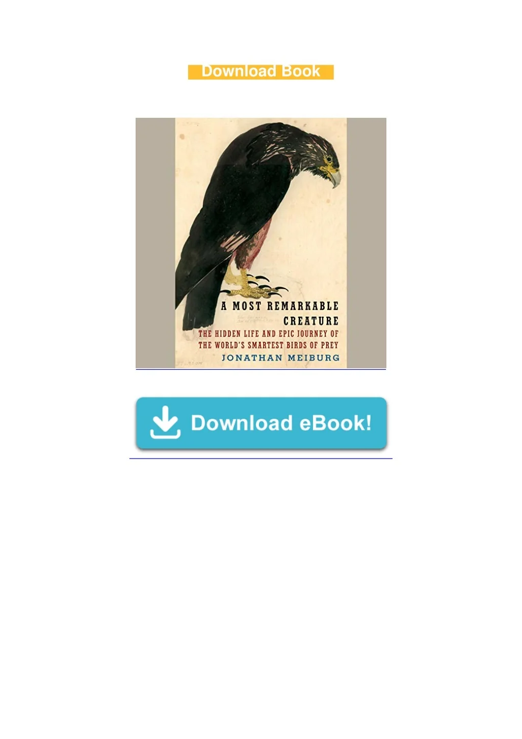 PPT [PDF] Download A Most Remarkable Creature The Hidden Life