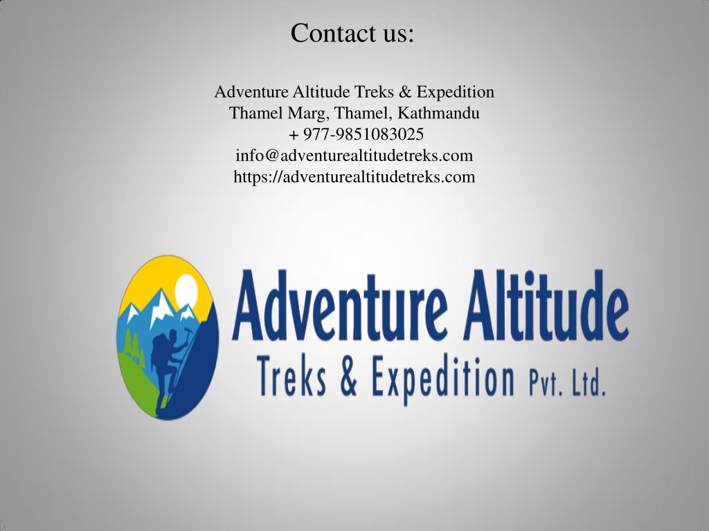 PPT - Experience the best trekking in Nepal PowerPoint Presentation ...