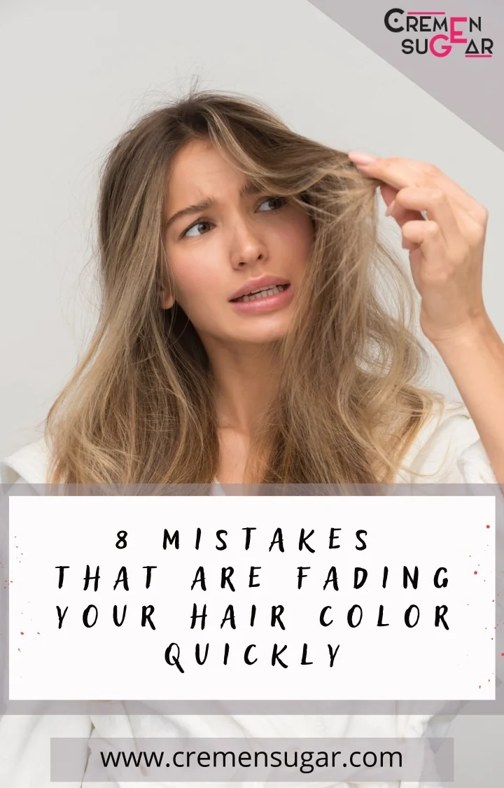 PPT 8 Mistakes that Are Fading Your Hair Colour Quickly PowerPoint