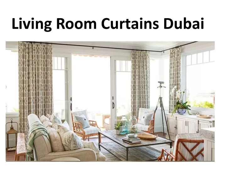 curtains for living room dubai