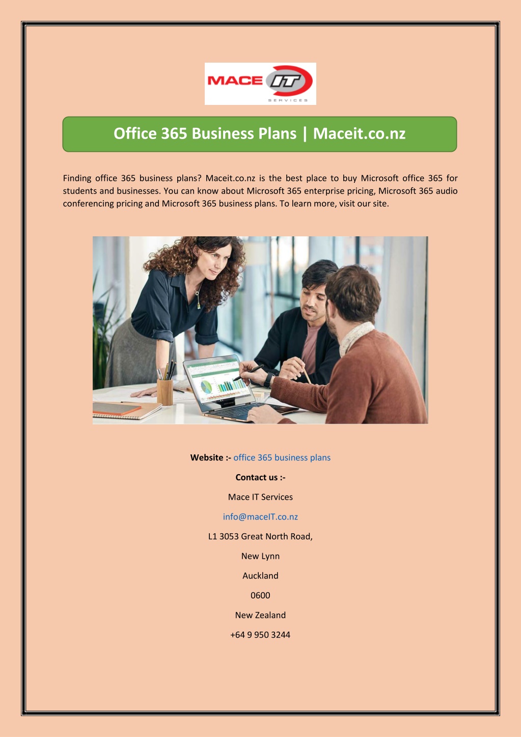 microsoft 365 business plans nz