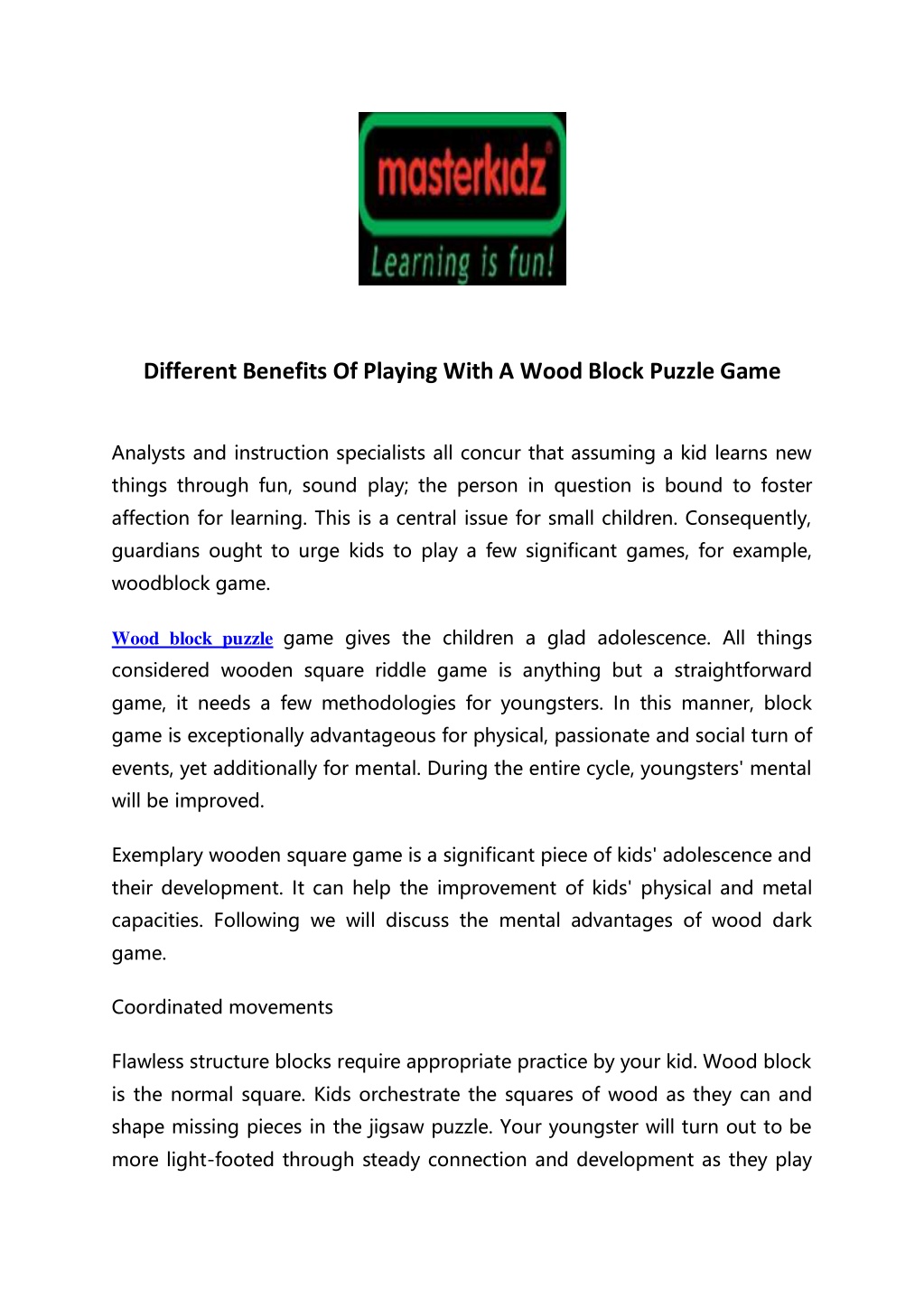 PPT - Different Benefits Of Playing With A Wood Block Puzzle Game  PowerPoint Presentation - ID:11107021