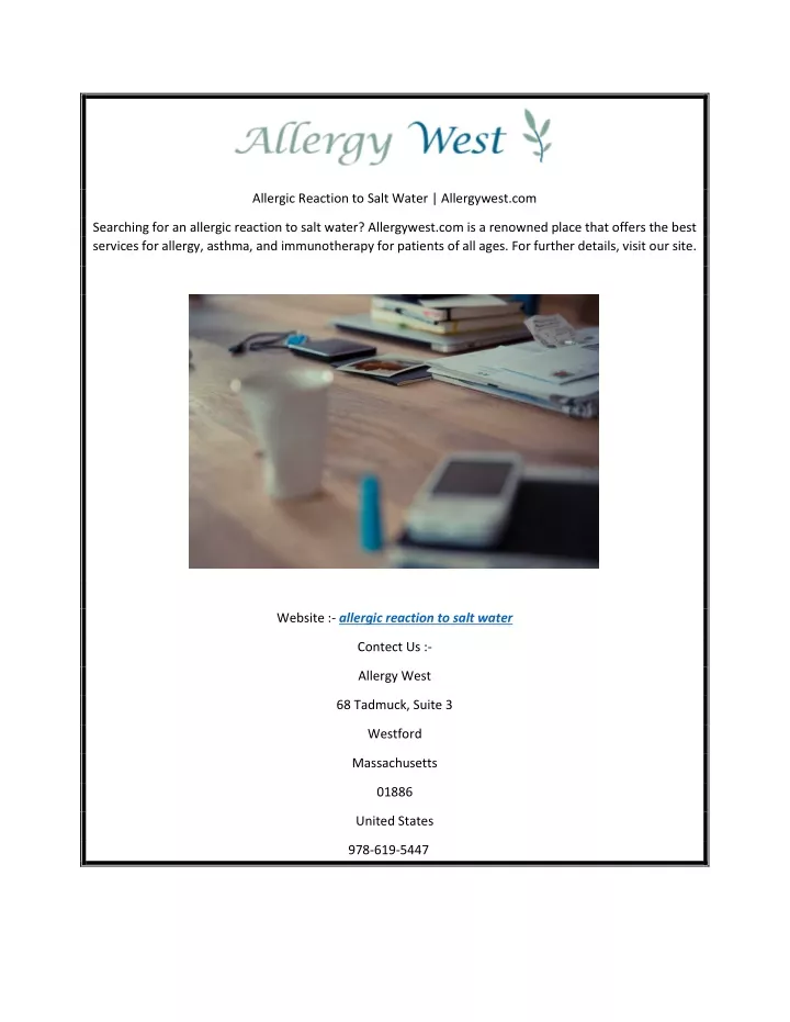 ppt-allergic-reaction-to-salt-water-allergywest-powerpoint