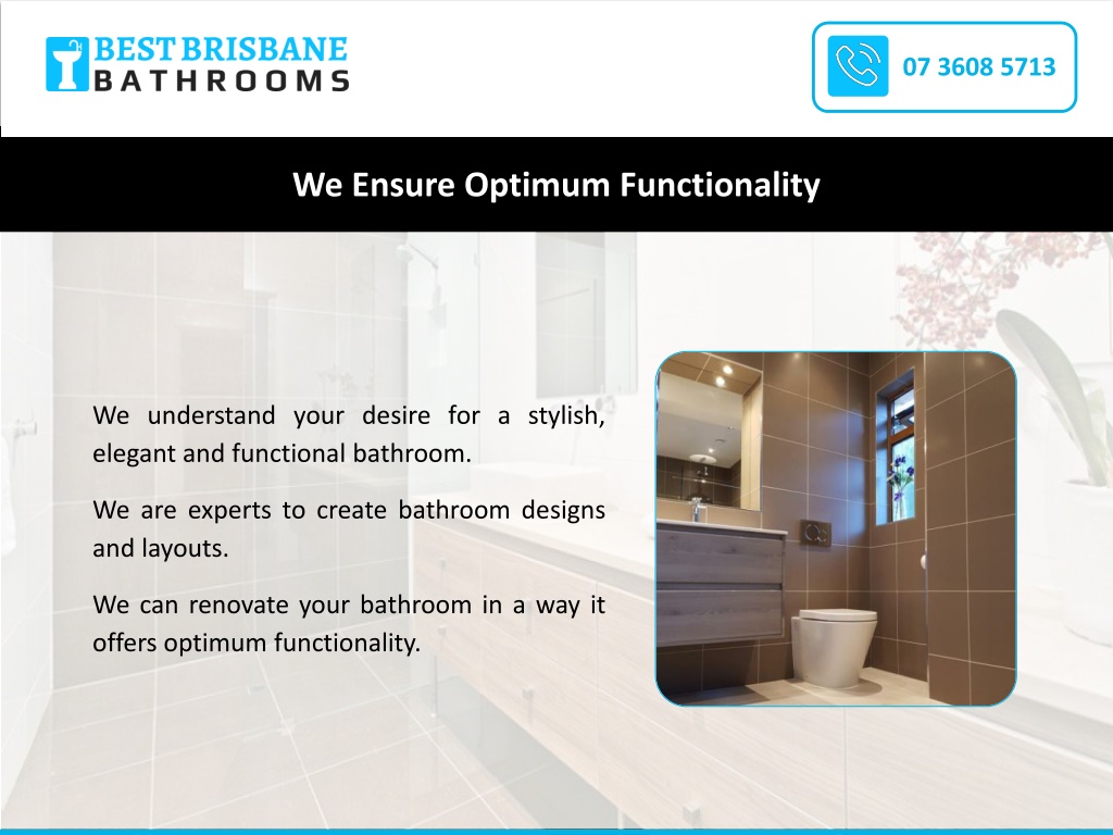 PPT - GET OPTIMUM FUNCTIONALITY WITH QUALITY BATHROOM RENOVATION IN ...