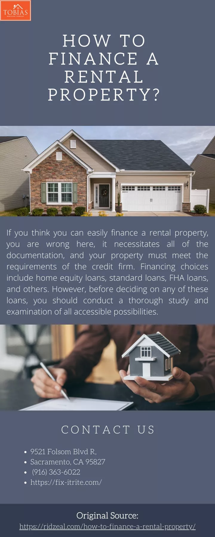 How To Finance A Rental Property