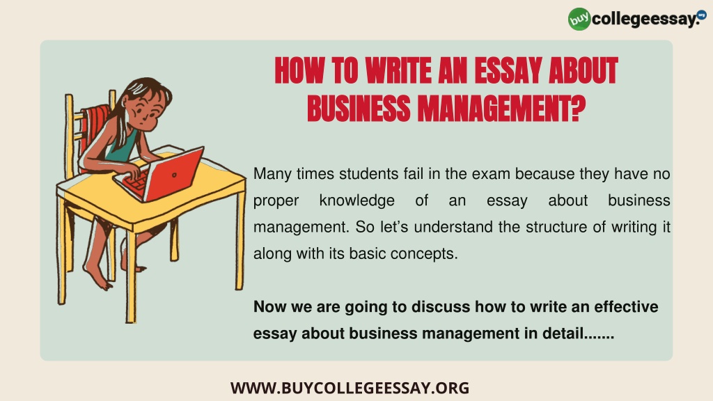 essay about business management